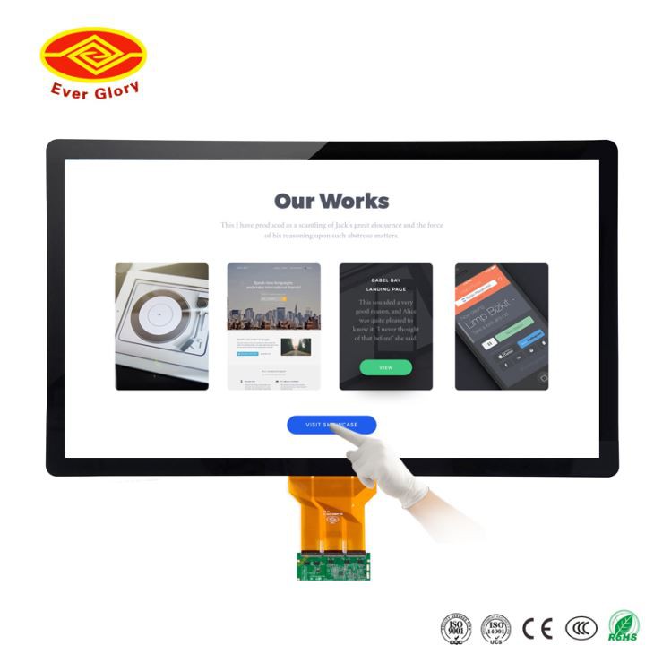 49 inch education lcd touch panel with gloves